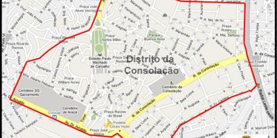 지도 Consolação São Paulo