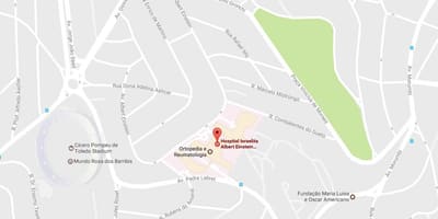지도 Israelita 아인슈타인 병원