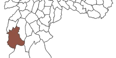 지도 Jardim Ângela district