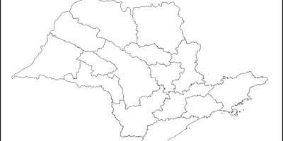지도 São Paulo 버진-지역