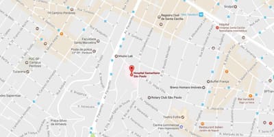 지도 Samaritano 상파울로 병원