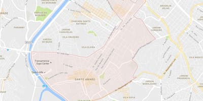 지도 Santo Amaro São Paulo