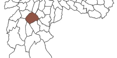 지도 Santo Amaro district