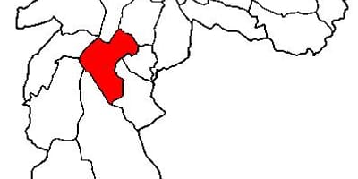지도 Santo Amaro sub-현 São Paulo