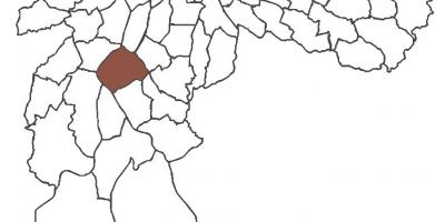 지도 Santo Amaro district