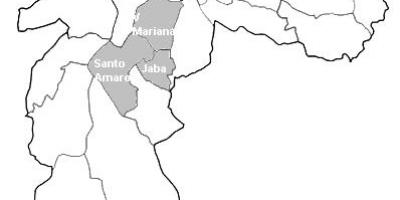 지도의 영역 Centro-Sul São Paulo