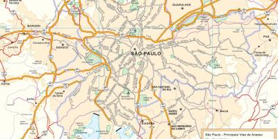 지도 São Paulo
