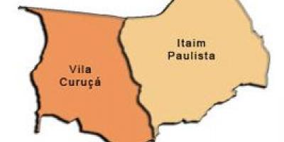 지도의 이타임스 파울리스타 빌라 Curuçá sub-현